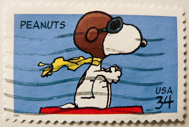 great stamp USA 34c (Snoopy / Peanuts by Charles M. Schulz) bollo USA francobolli postzegel United States of America postes timbre États-Unis u.s. postage selo Estados Unidos sello USA Stati Uniti d'America почтовая марка США pullar ABD 邮票 美国 Měiguó USA