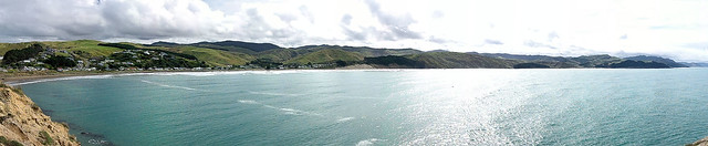 New Zealand pano from castle rock