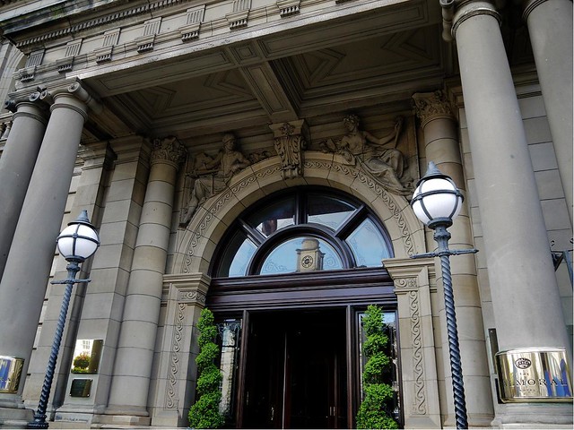 Balmoral Hotel Entrance Edinburgh