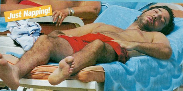 David Schwimmer feet.