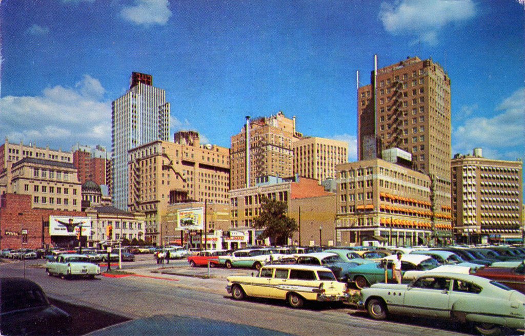 vintage downtown fort worth texas.