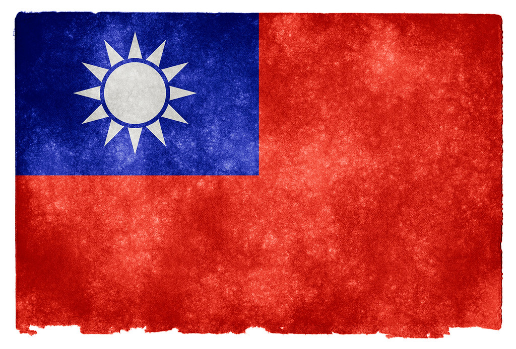 Image of Taiwan Grunge Flag