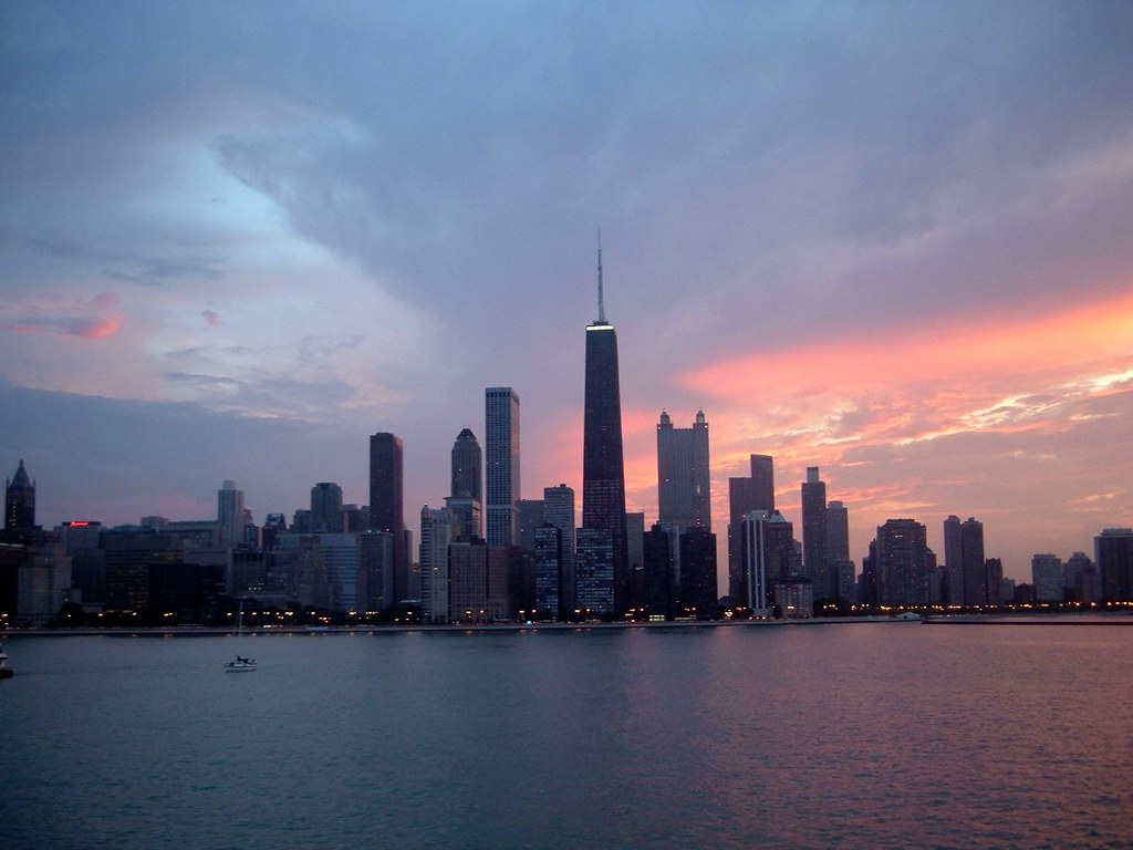 Chicago Skyline Illinois. See whether