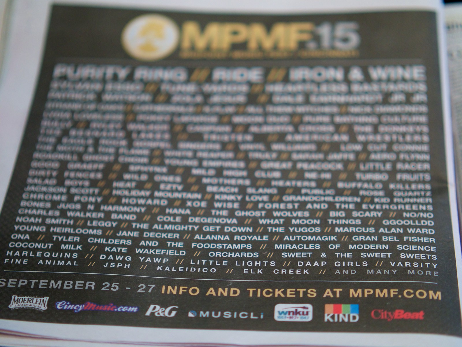 Elk Creek in MPMF Ad