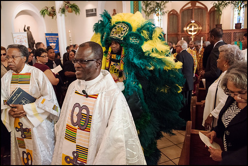 Funeral of Edwin Harrison on October 21, 2016 at St. Peter Caver Church in Treme. Photo by Ryan Hodgson-Rigsbee - rhrphoto.com