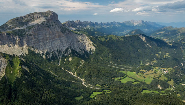 Looking North from the Mont Aiguille