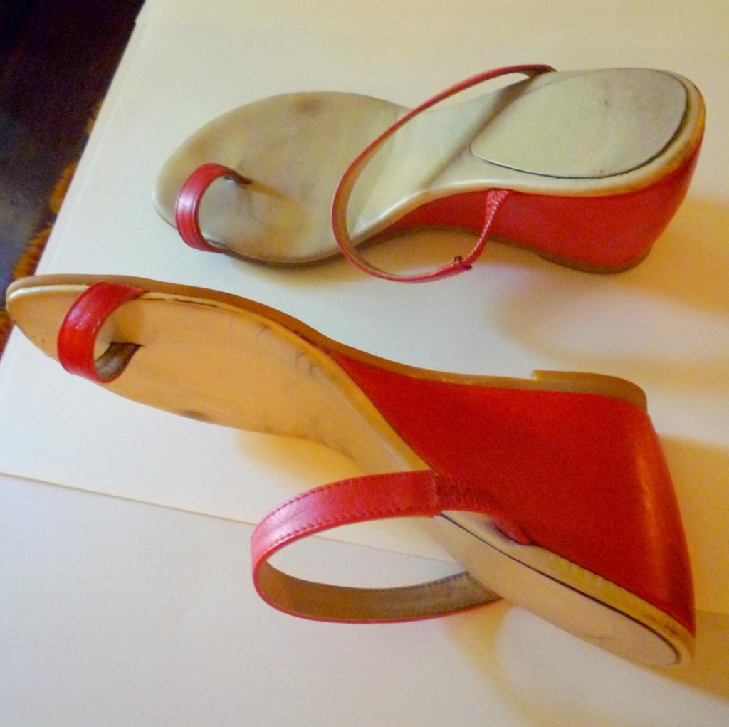 For EBAY: Red wedge sandals by Jocomomola de Sybilla | Flickr