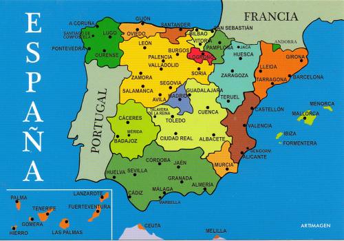 Map of Espana | by atlantidochka