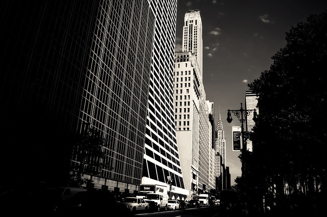 The W.R. Grace Building and the Chrysler Building - Midtown - New York City