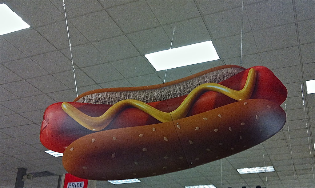 Hanging Hot Dog by ricko