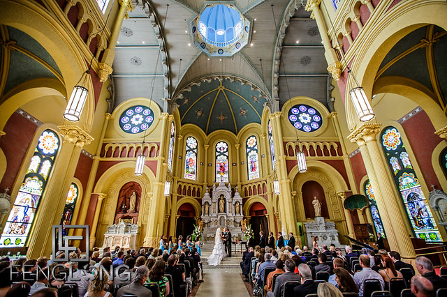Church Interior | Sarah & Alex's Wedding | Sacred Heart Cultural Center | Augusta Destination Wedding Photographer