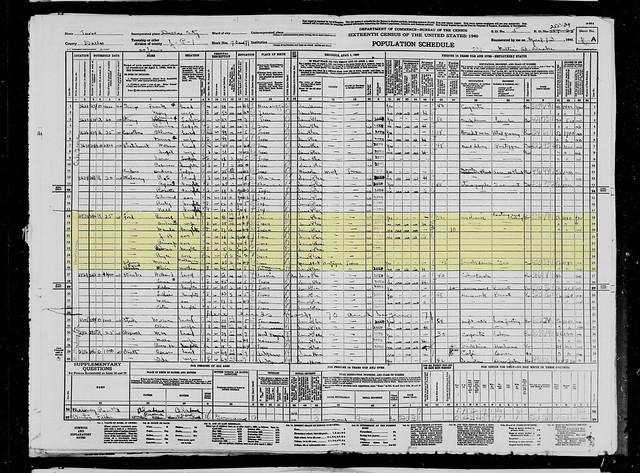 1940 census - Ford