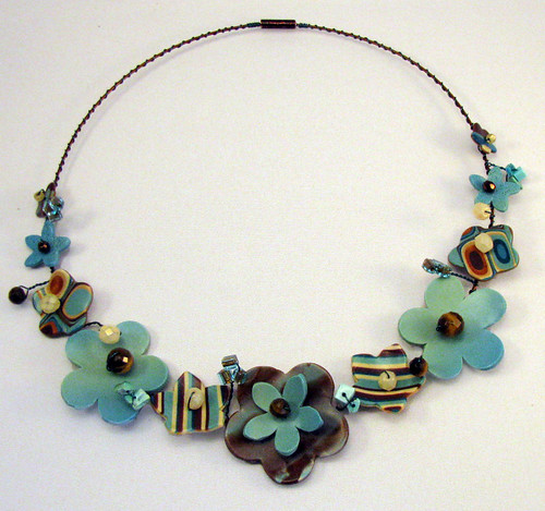 Choc Mint Floral Garden Necklace 1 001 | Mags Bonham | Flickr