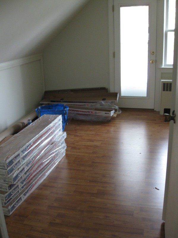 During: south bedroom with flooring