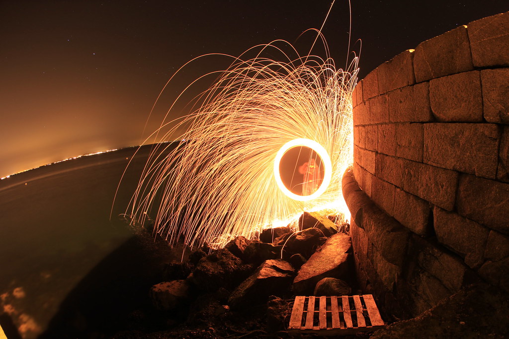 Howth harbor wire wool