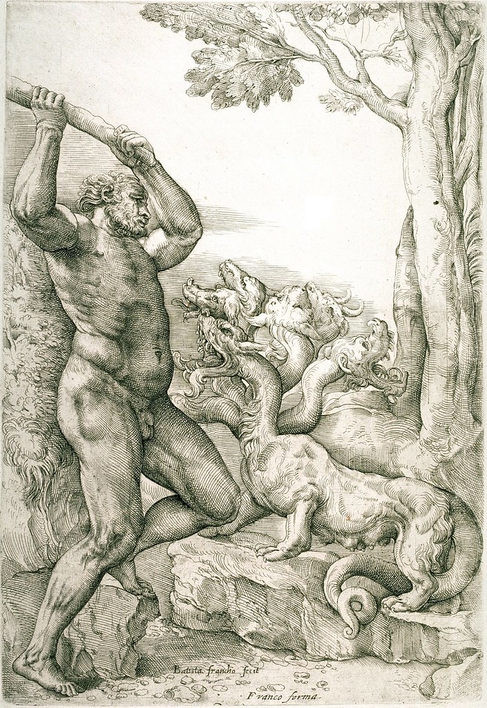 +1550: Heracles y la Hidra de Lerna