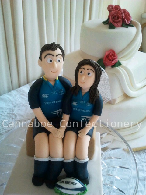 Leinster wedding cake topper