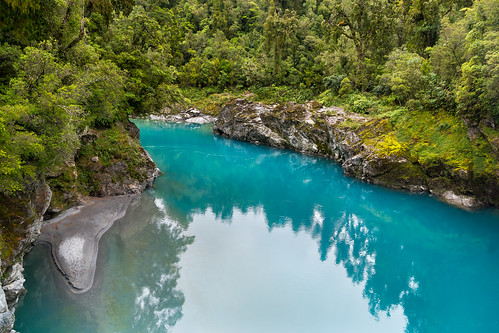 newzealand colour water turquoise azure nz granite southisland ravine westcoast rimu podocarp hokitikagorge