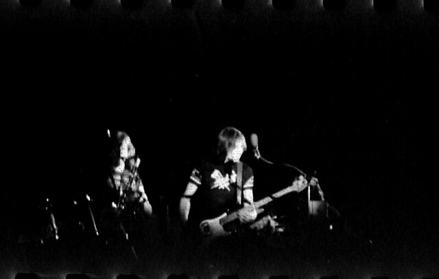 Pink Floyd: Roger Waters & sax player, Cow Palace, 1975
