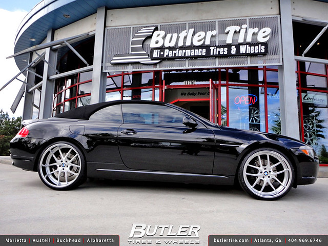 BMW 650i Cab with 22in Dub Type 45 Wheels