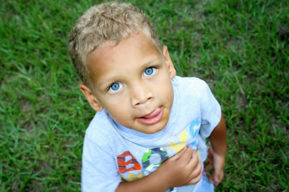 Biracial Child Blue Eyes 3 Years Old Csskclark Flickr