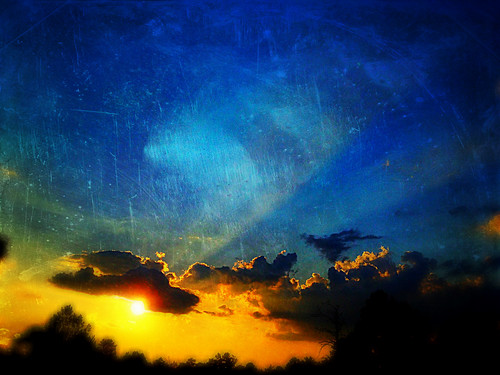 blue sunset orange abstract mobile project cellphone cell auburn pasture 365 iphone project365 p365 365project iphoneography fillmer iphone4s
