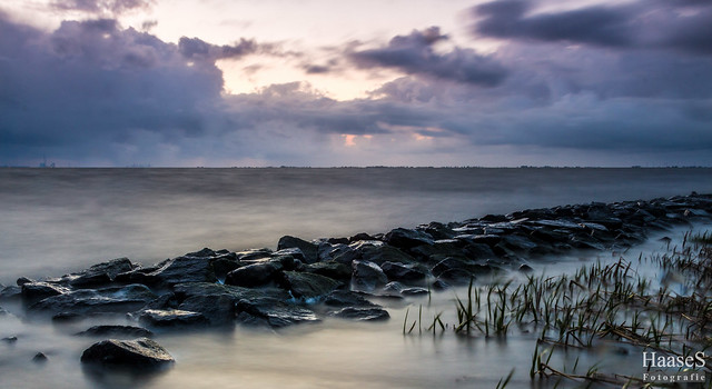 Butjadingen Sonnenuntergang, Nordsee
