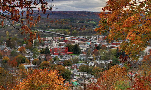 autumn fall view overlook hdr evergreencemetery owego changingcolor