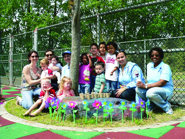 ACS uses pinwheels and mother earth to bring families together
