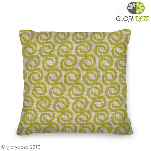TUSK LIME  CUSHION | by GlorydazeDesigns
