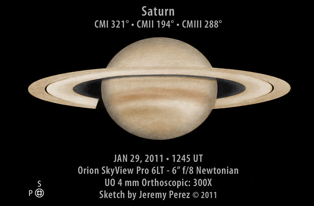 Saturn - January 29, 2011 - 1245 UT