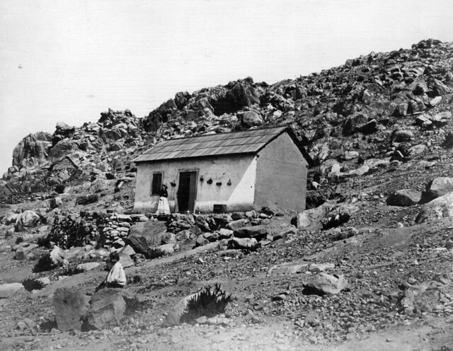 un rancho en un cerro de Coquimbo 1867.