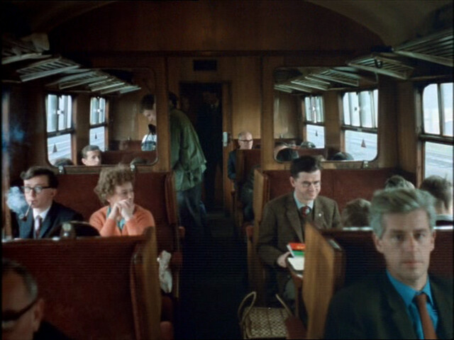 Passengers on the Flying Scotmans 4472 Train 1967