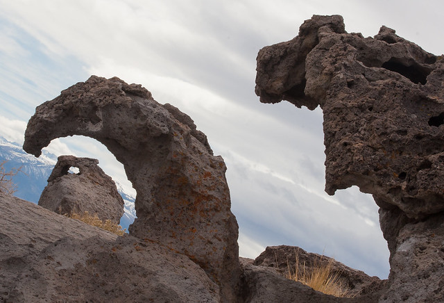 Very strange rock formations near Bishop, CA