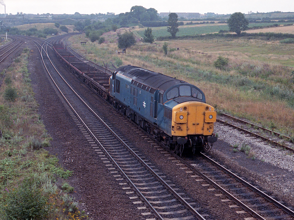 37054 brings an empty steel train north through Clay Cross… | Flickr