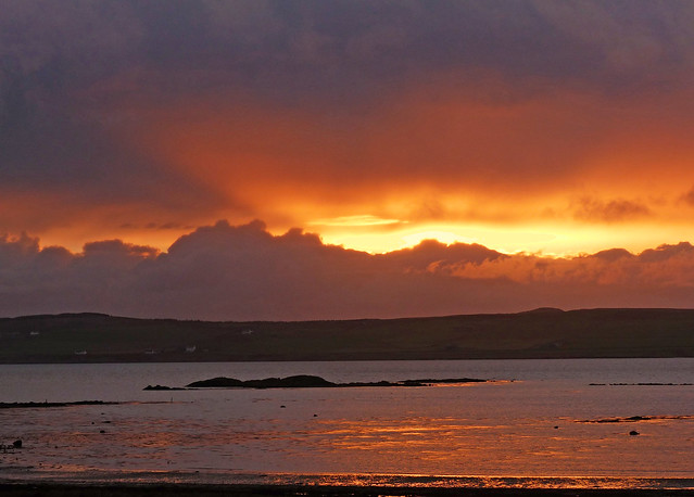 sunset on Loch Indaal