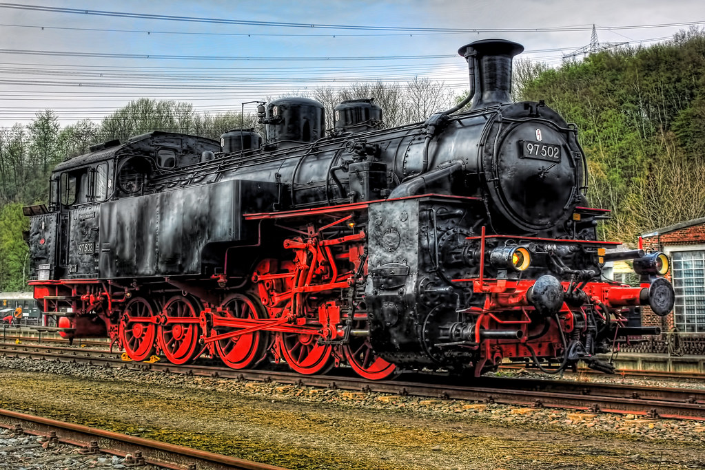 Bochum - Eisenbahnmuseum Dahlhausen 97 502 Zahnraddampflokomotive 03