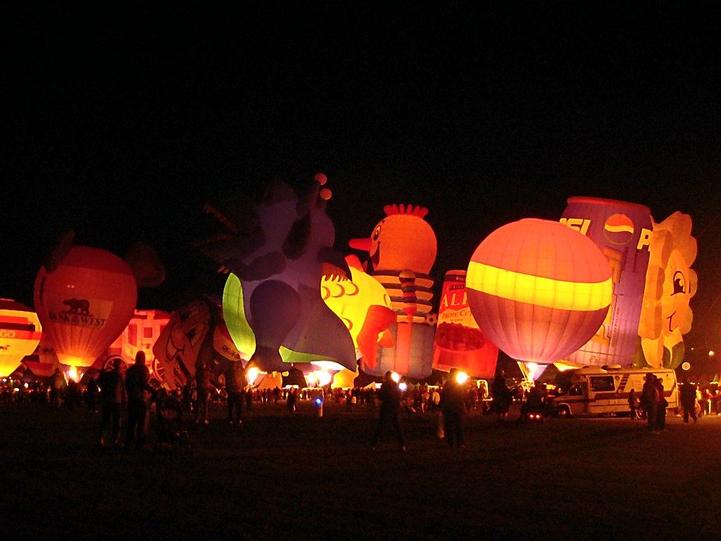Albuquerque International Balloon Festival Glowdeo