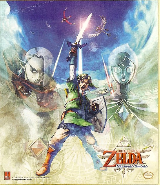 Legend of Zelda Universe: Skyward Sword game guide - poster insert