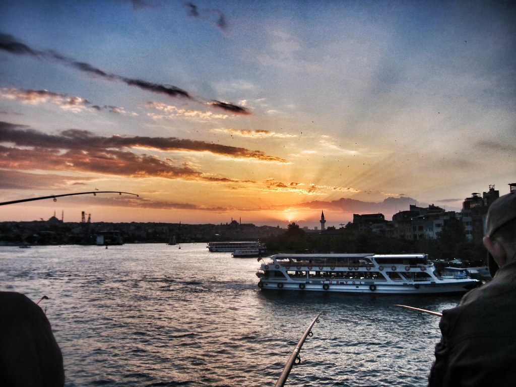 Sunset from the Galata Bridge