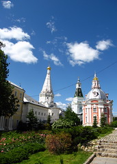 Trinity Lavra of St. Sergius - Church of St. Zosimy and Sawwatija, Pilgrim Tower, and Church of Smoleńska