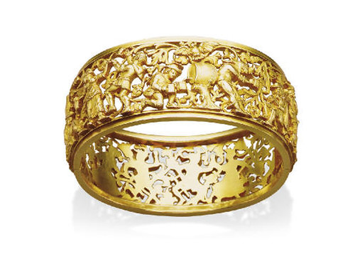 Gold Bangle | by Sarthak Dev