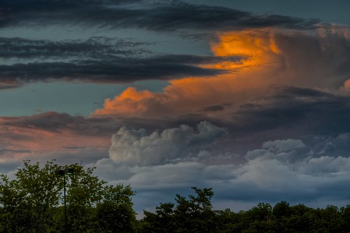 blue sunset sky orange clouds hurricane wv hdr photomatix hdrextremes pentaxk7