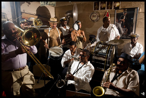 Treme Brass Band at the Candlelight Lounge. Photo by Ryan Hodgson-Rigsbee.