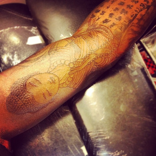 Finally done... #buddha #boy #tattoo #ink | kaysha | Flickr