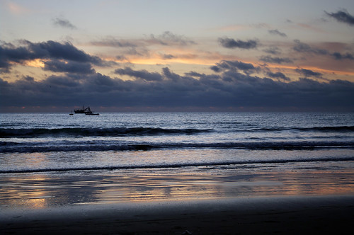 ocean sunset sea beach water clouds reflections evening mar twilight sand waves cloudy playa atlanticocean ocaso puestodelsol