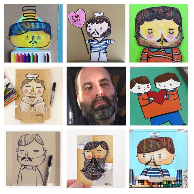 Here is my #ARTvsArtist collage! Fun to make, so many to choose from 🎨👍