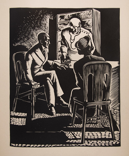 White Collar, c. 1940 - Linocuts by Giacomo G. Patri | Flickr