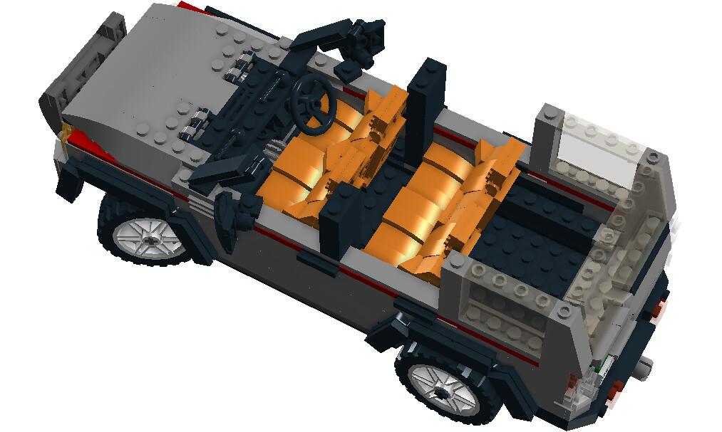 Lego City Dirt Bike Transporter Nr. 4433 Recreated - Landrover Discovery 4
