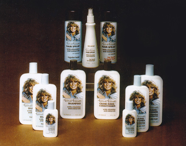 Faberge 1970's US Farrah Fawcett Hair Care Line